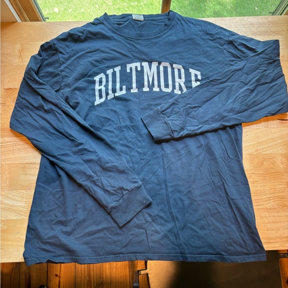 Biltmore Blue Long Sleeve Tee Unisex - Picture 1 of 8